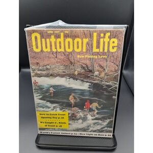 Outdoor Life Magazine April 1957 Hunting Fishing‎ great condition